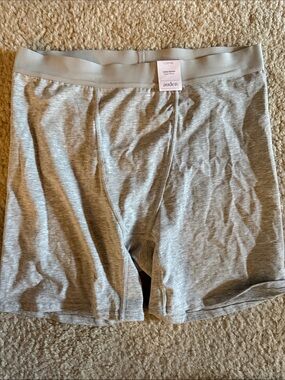Auden Light Grey boys Cotton-Blend Boxer Briefs